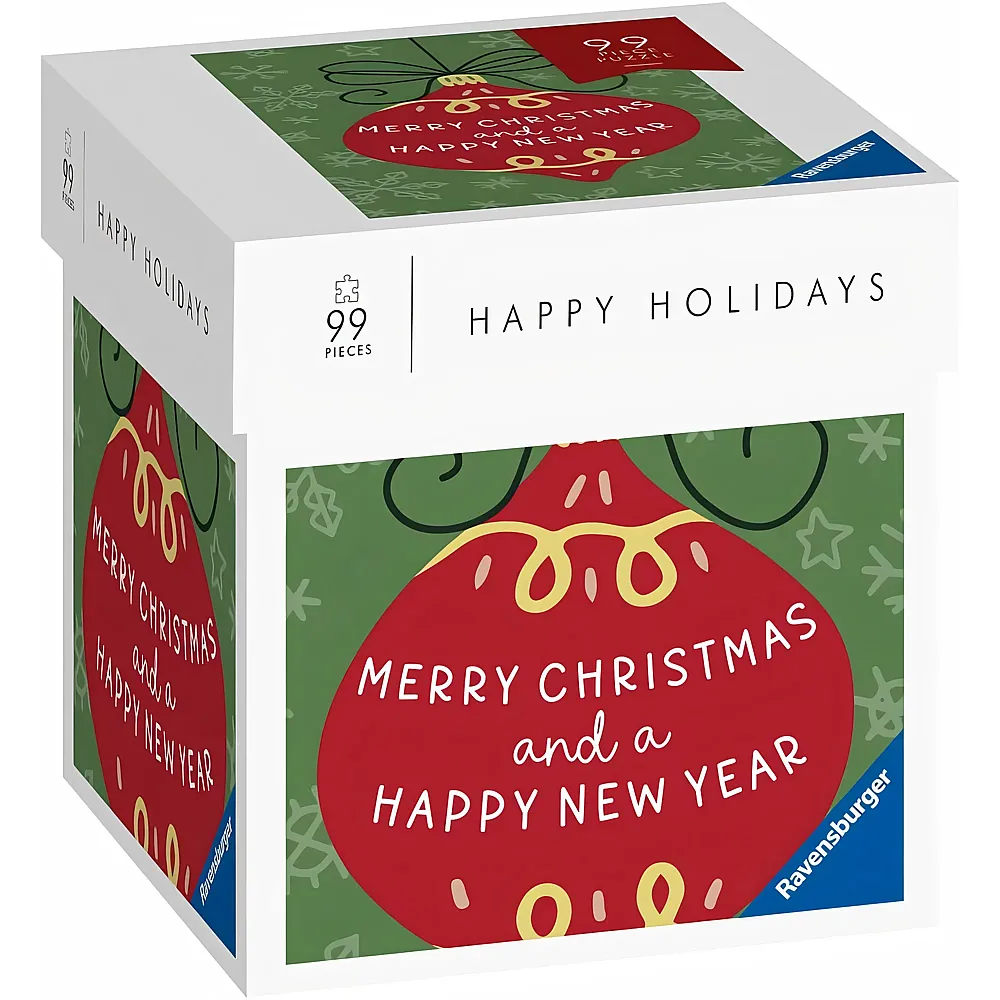 Ravensburger Puzzle Merry Christmas and a Happy New Year - 99 Teile