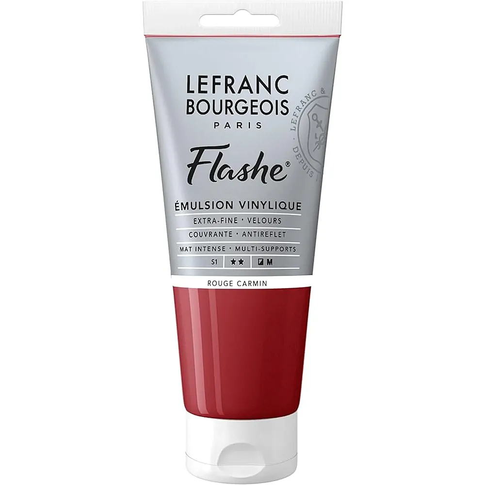 Lefranc Bourgeois Lfb Flashe Acryl 80ml Tube Karminrot - Suche