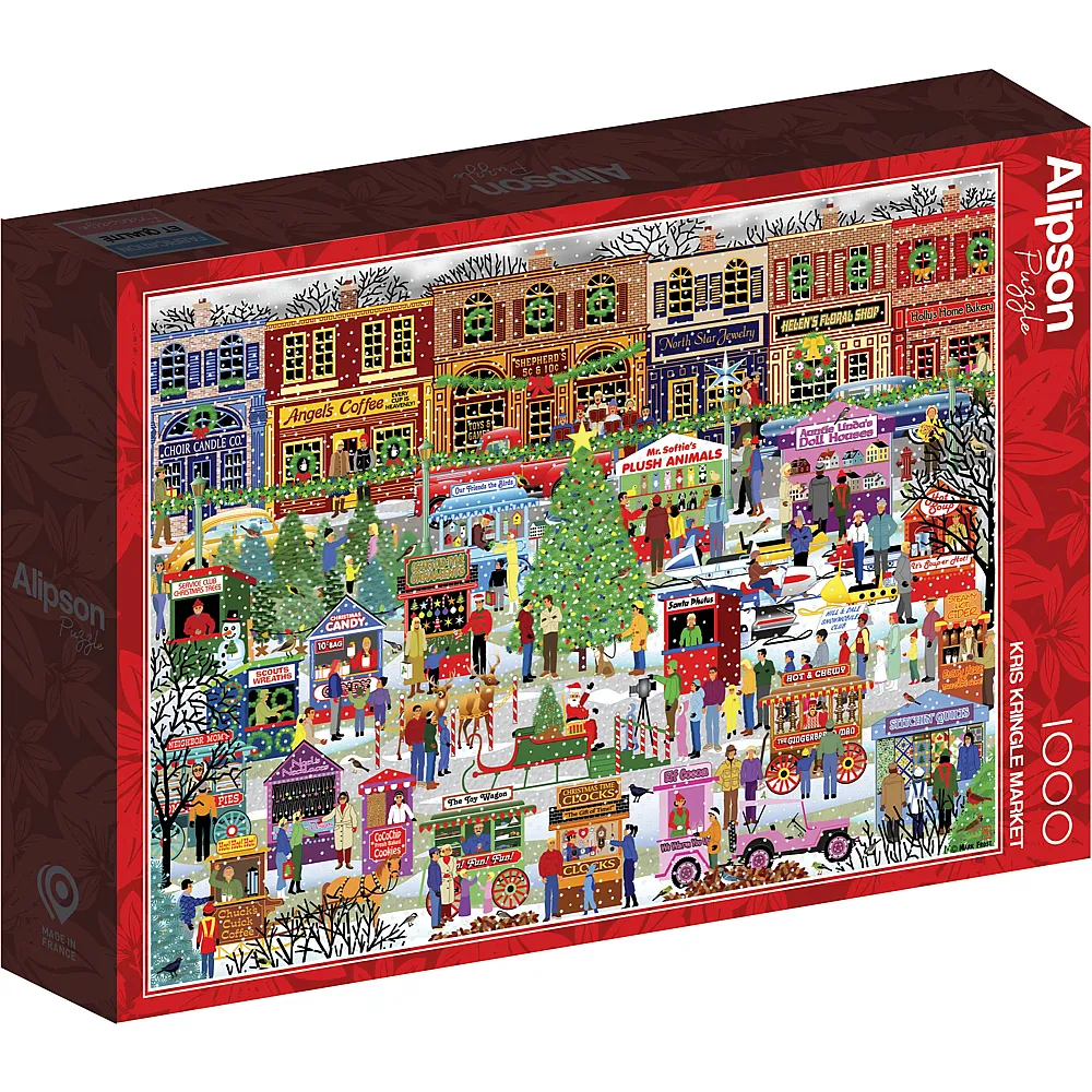Alipson Puzzle Kris Kringle Market - 1000 Teile