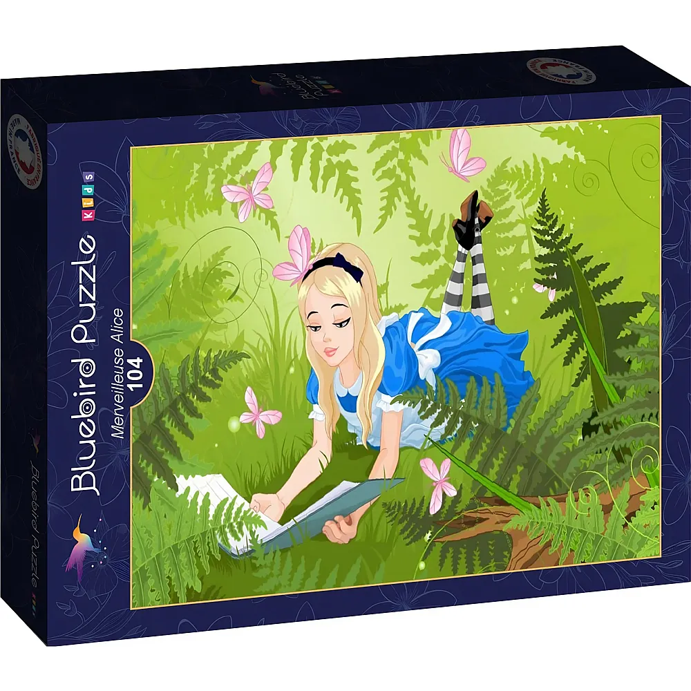 Bluebird Puzzle Alice im Wunderland Wunderbare Alice - 104 Teile