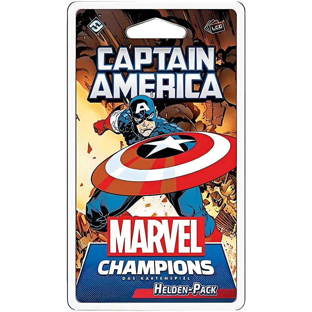 Fantasy Flight Games Marvel Champions LCG Captain America Helden-Pack - Deutsch Avengers - Kennerspiele
