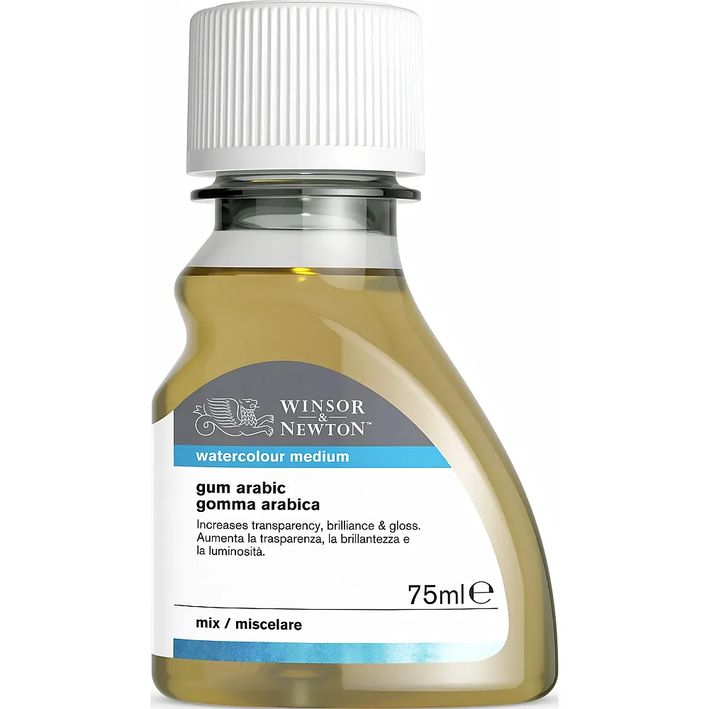 Winsor & Newton W&n Aquarellmalmittel Gummi Arabikum 75ml Flasche