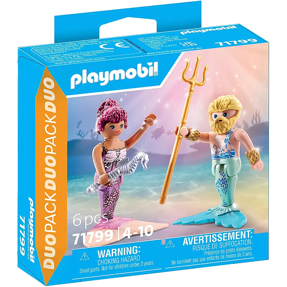 PLAYMOBIL DuoPack Meerjungfrau und Meermann 71799