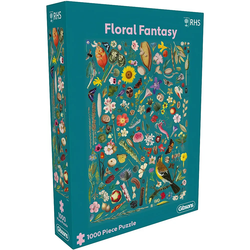 Gibsons Puzzle Rhs: Florale Fantasie - 1000 Teile