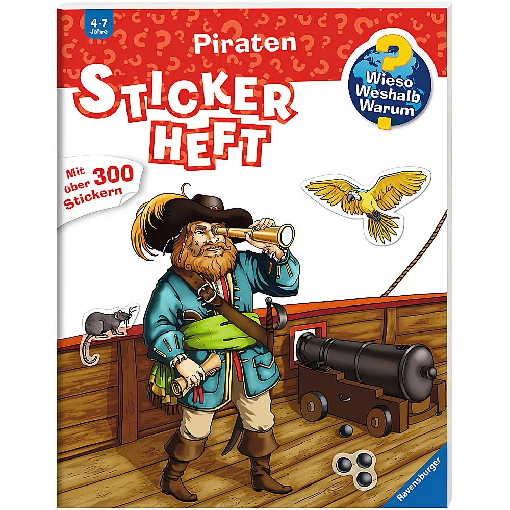 Ravensburger Wieso Weshalb Warum Stickerheft Piraten