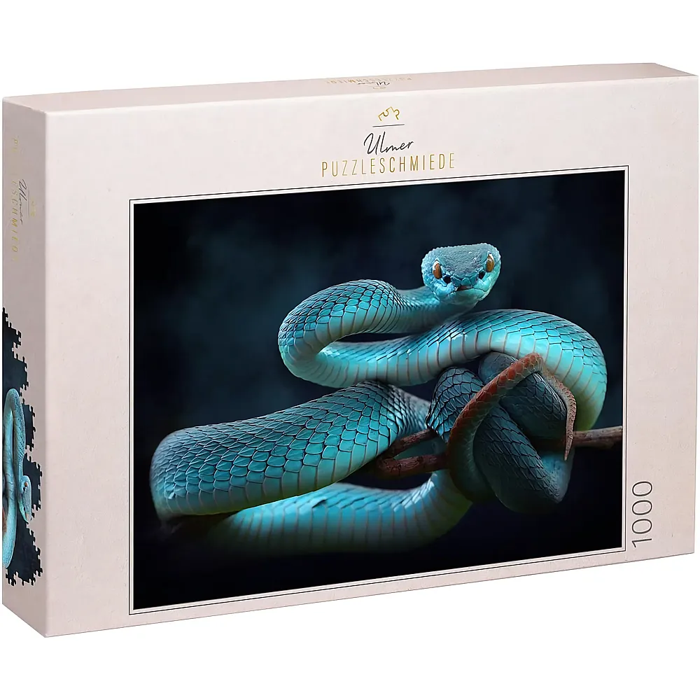 Ulmer Puzzleschmiede Die Blaue Viper 1000Teile