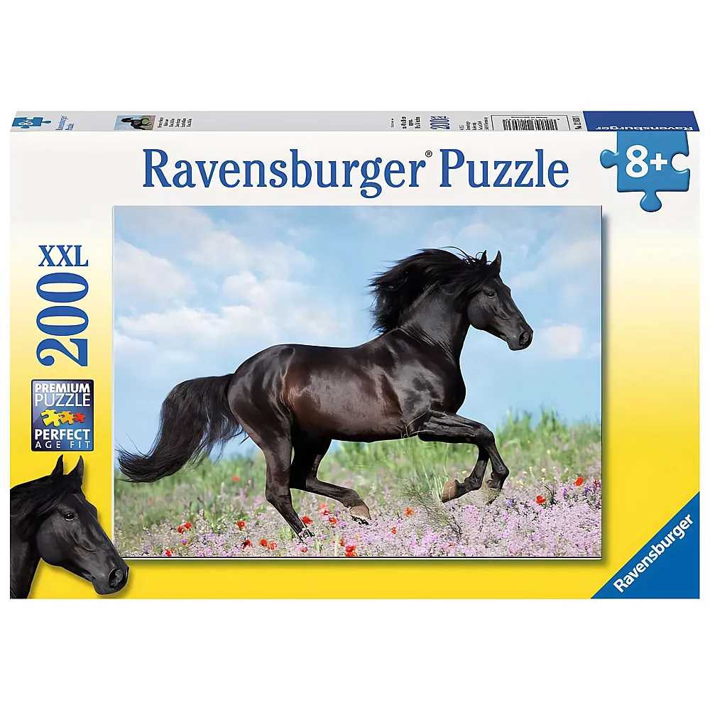 Ravensburger Puzzle Schwarzer Hengst 200XXL