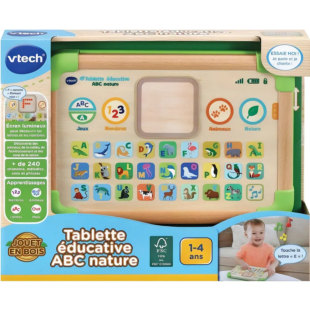 vtech Tablette �ducative ABC nature Franais