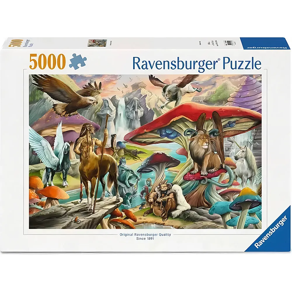 Ravensburger Puzzle Pilze & Mythen 5000Teile