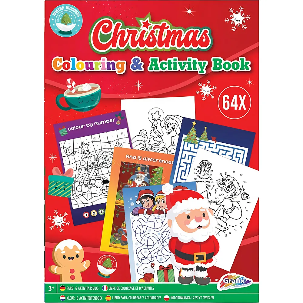 Grafix Weihnachts-Mal- und Aktivit�tsbuch A4
