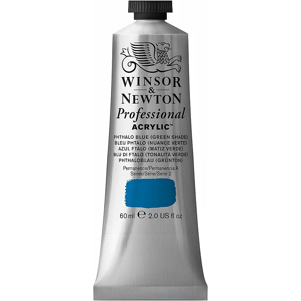 meinspielzeug - Winsor & Newton W&n Prof. Acrylfarbe 60ml Tube Phthaloblau Grnton