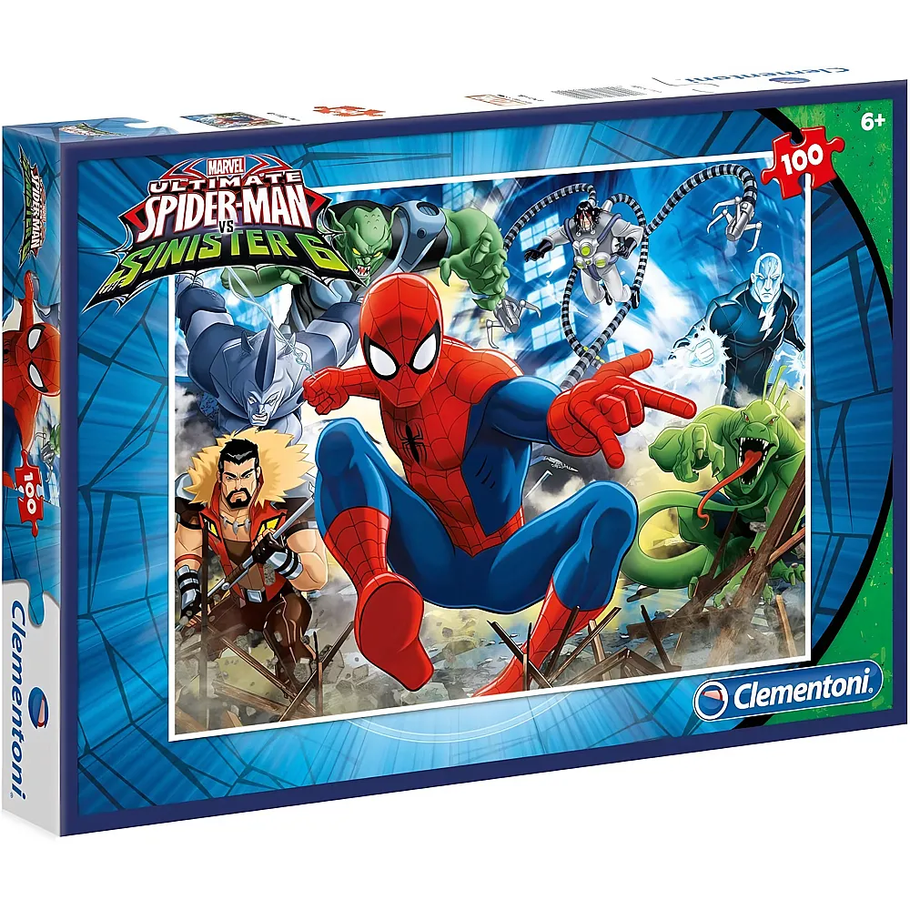 Clementoni Puzzle Spiderman Ultimate Spider-Man  Sinister 6 - 100 Teile