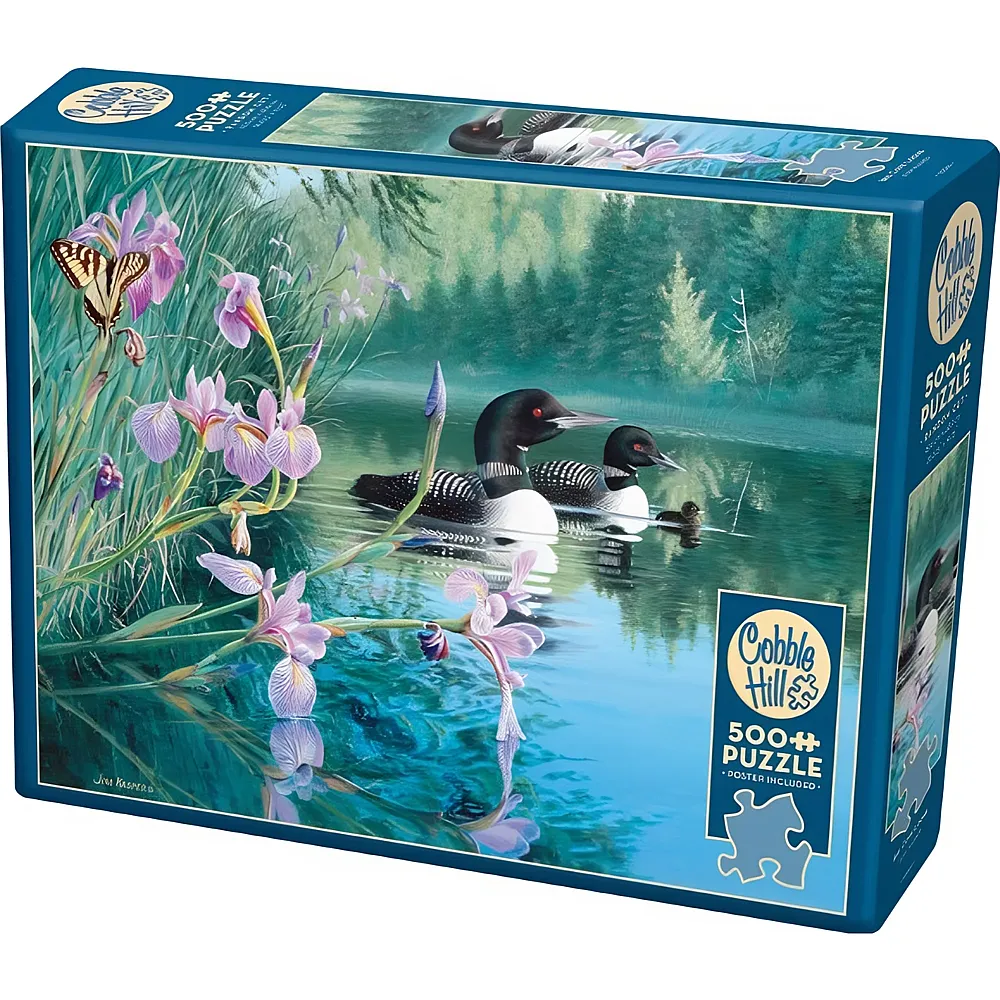 Cobble Hill Puzzle Iris Cove Loons - 500 Teile
