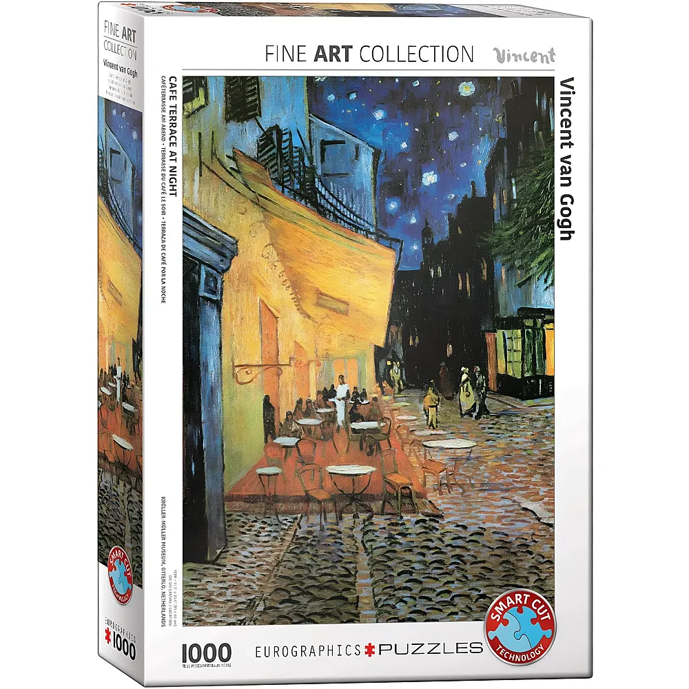 meinspielzeug - Eurographics Puzzle Caf�terrasse am Abend von Vincent van Gogh 1000Teile | Puzzle 1000 Teile