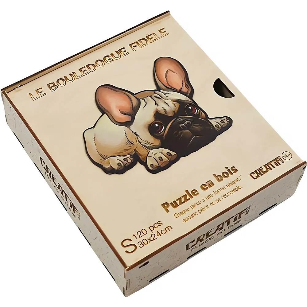 Harmandi Puzzle Creatif Die treue Bulldogge - 120 Teile