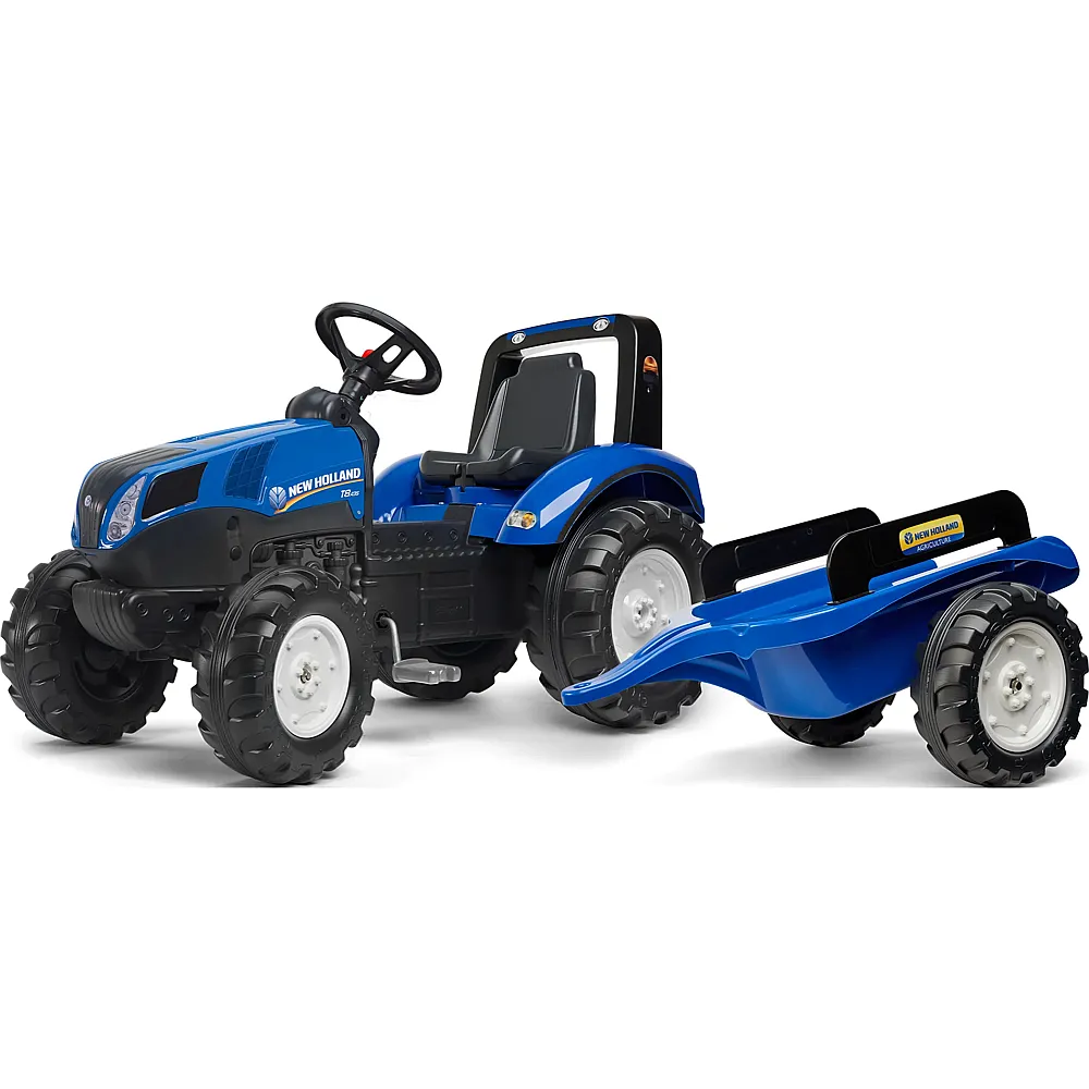 Falk Trettraktor New Holland T8 mit Anh�nger | Trettraktoren