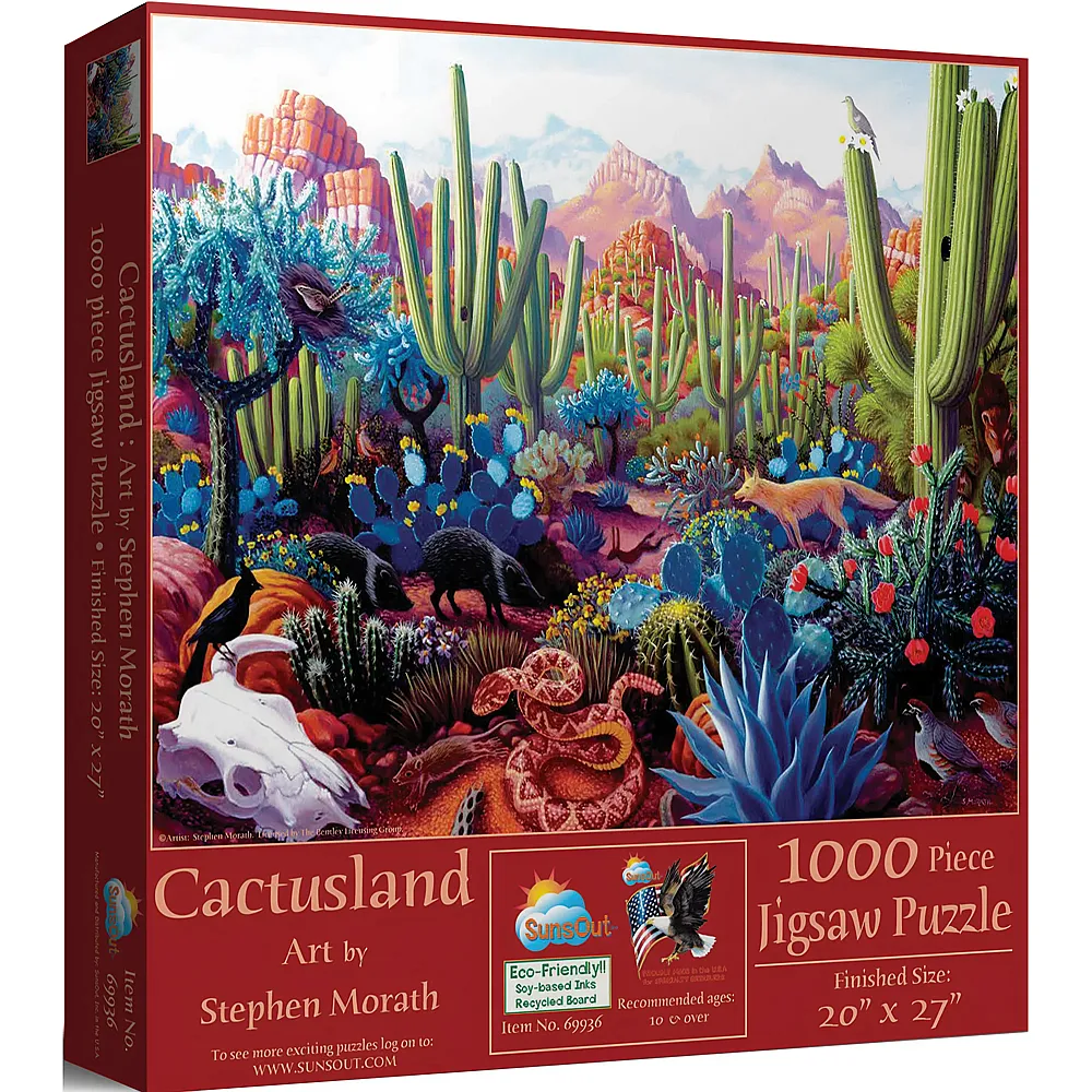 SunsOut Puzzle Stephen Morath Cactusland - 1000 Teile