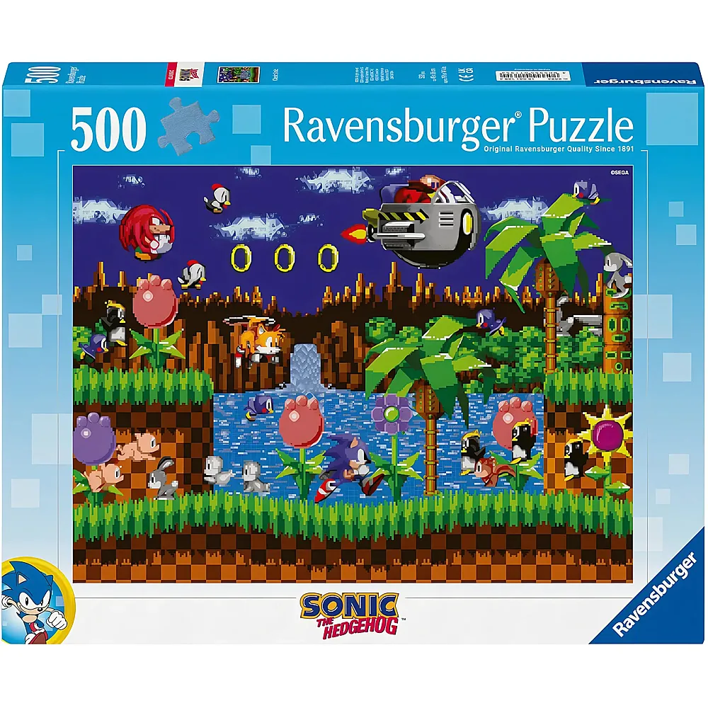 Ravensburger Puzzle Sonic 500Teile