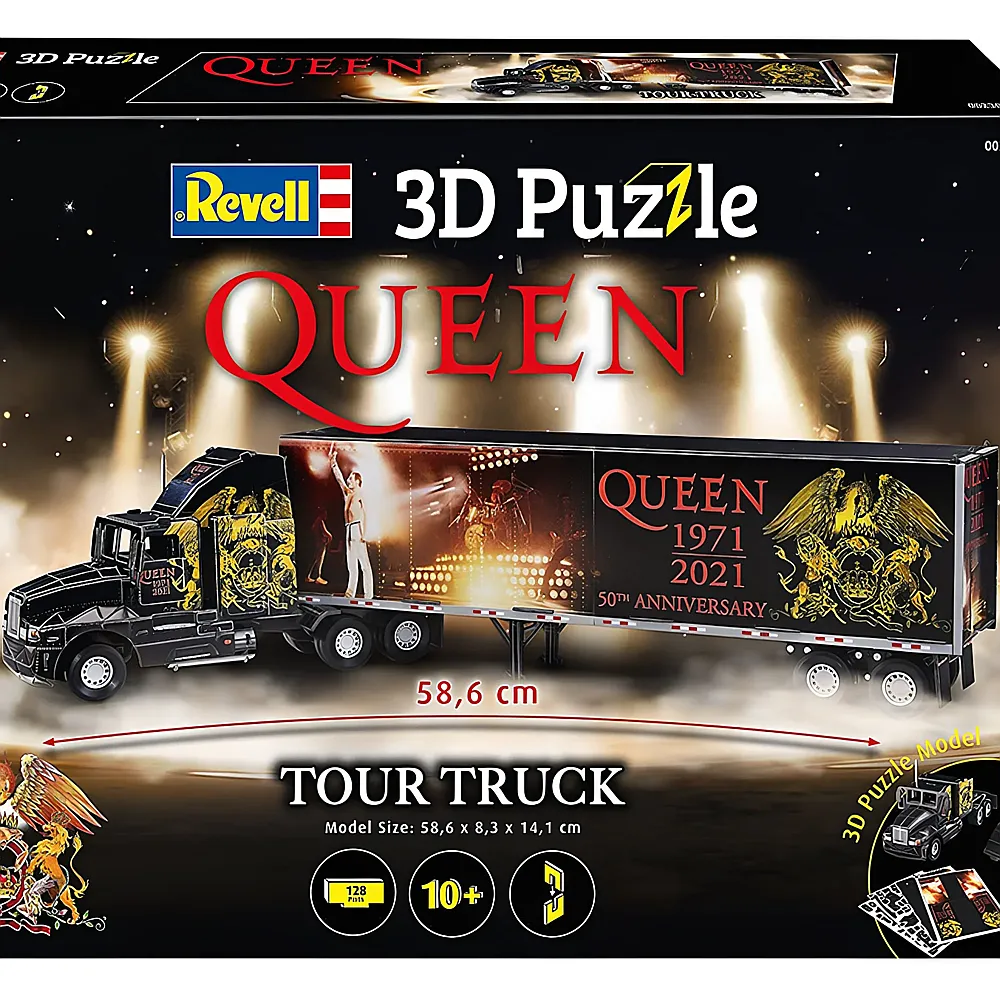 Revell Puzzle Queen Tour Truck 50th Anniversary 128Teile