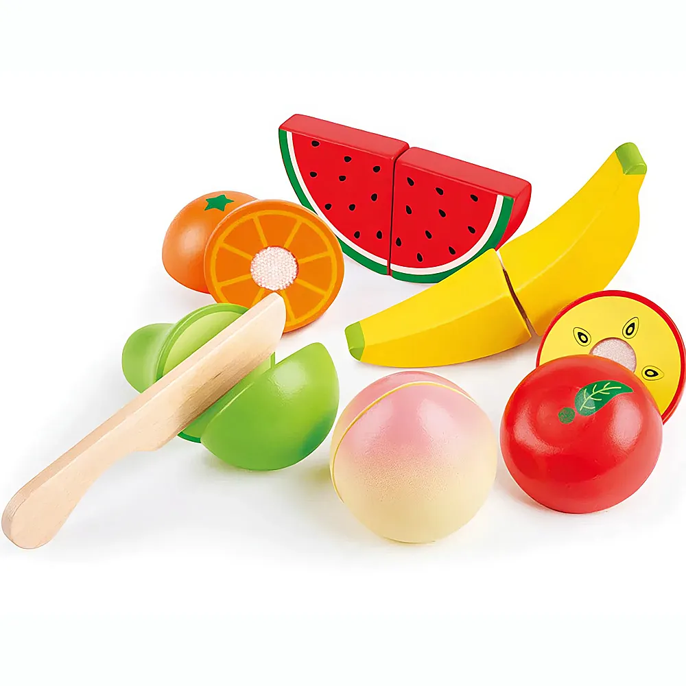 Hape Rollenspiele Hofladen Obst-Set | Lebensmittel