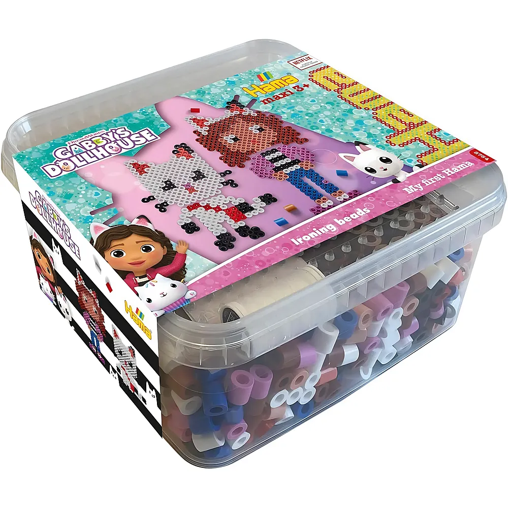 Hama Maxi B�gelperlenset Gabby's Dollhouse 900Teile