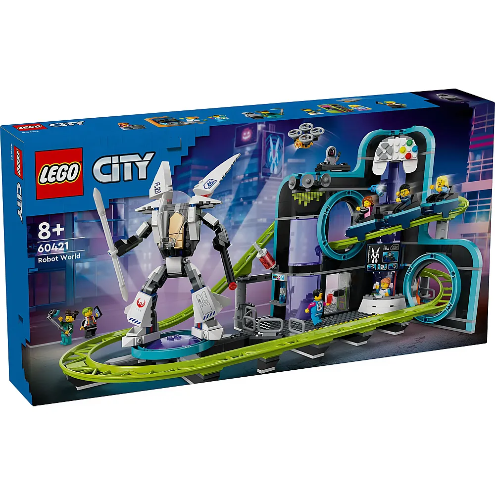 LEGO City Achterbahn mit Roboter-Mech 60421
