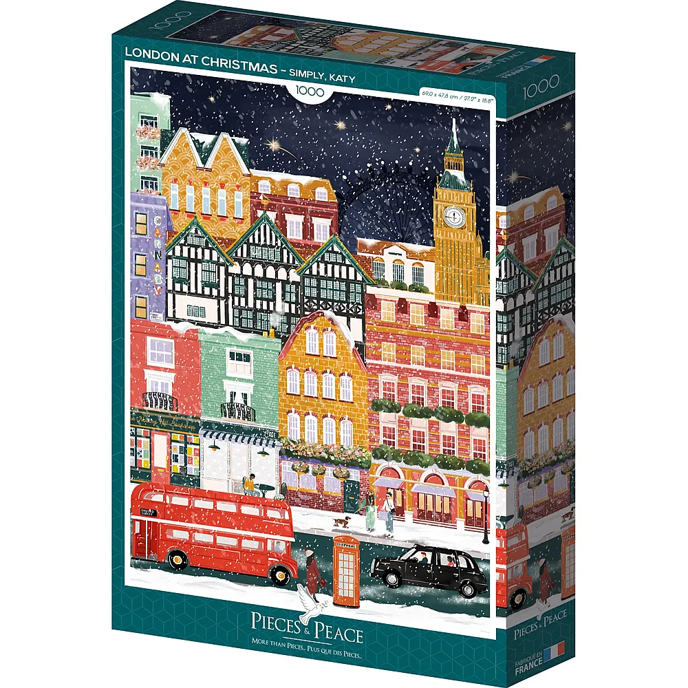 Pieces & Peace Puzzle London at Christmas - 1000 Teile