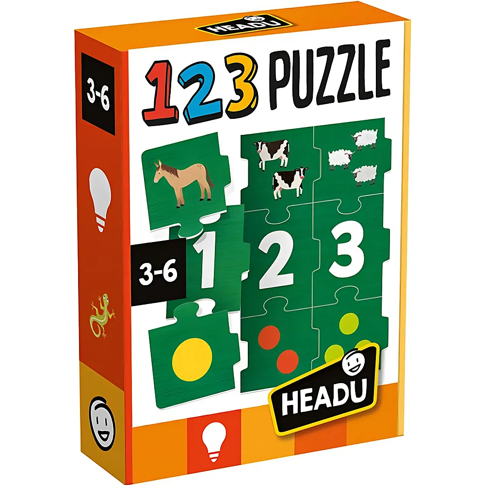 Headu 123 Zahlen und Mengen erkennen - 27 Teile