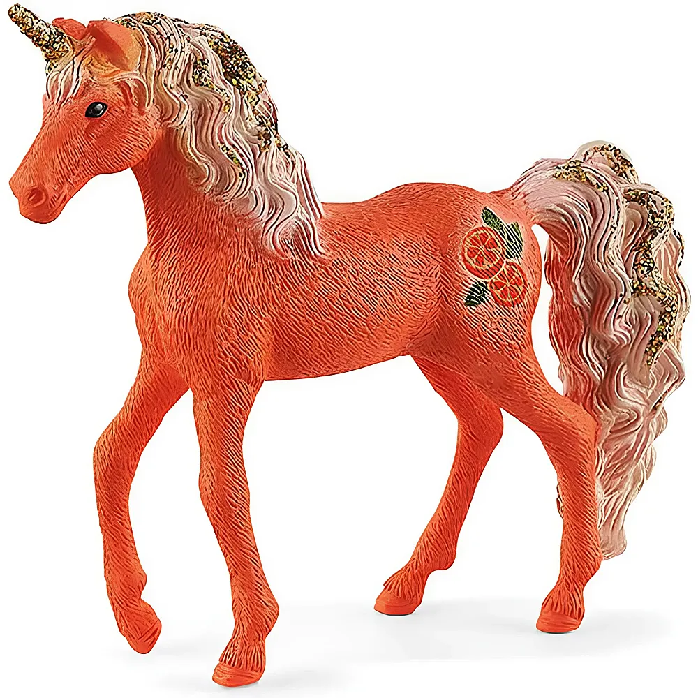 meinspielzeug - Schleich Bayala Sammeleinhorn Orange | Elfen & Fabelwesen