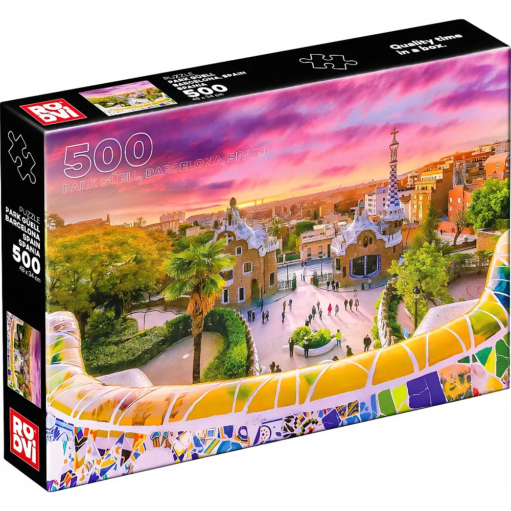 Roovi Puzzle Barcelona, Spanien 500Teile