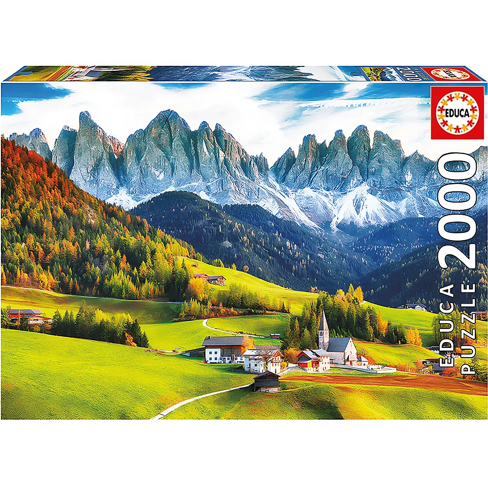 Educa Puzzle Herbst in den Dolomiten 2000Teile