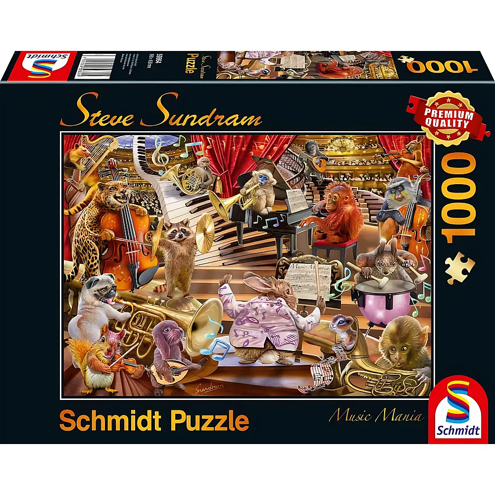 Schmidt Puzzle Steve Sundram Music Mania 1000Teile