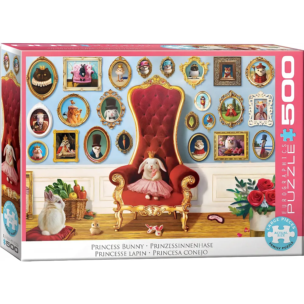 Eurographics Puzzle Prinzessinenhase - 500 Teile
