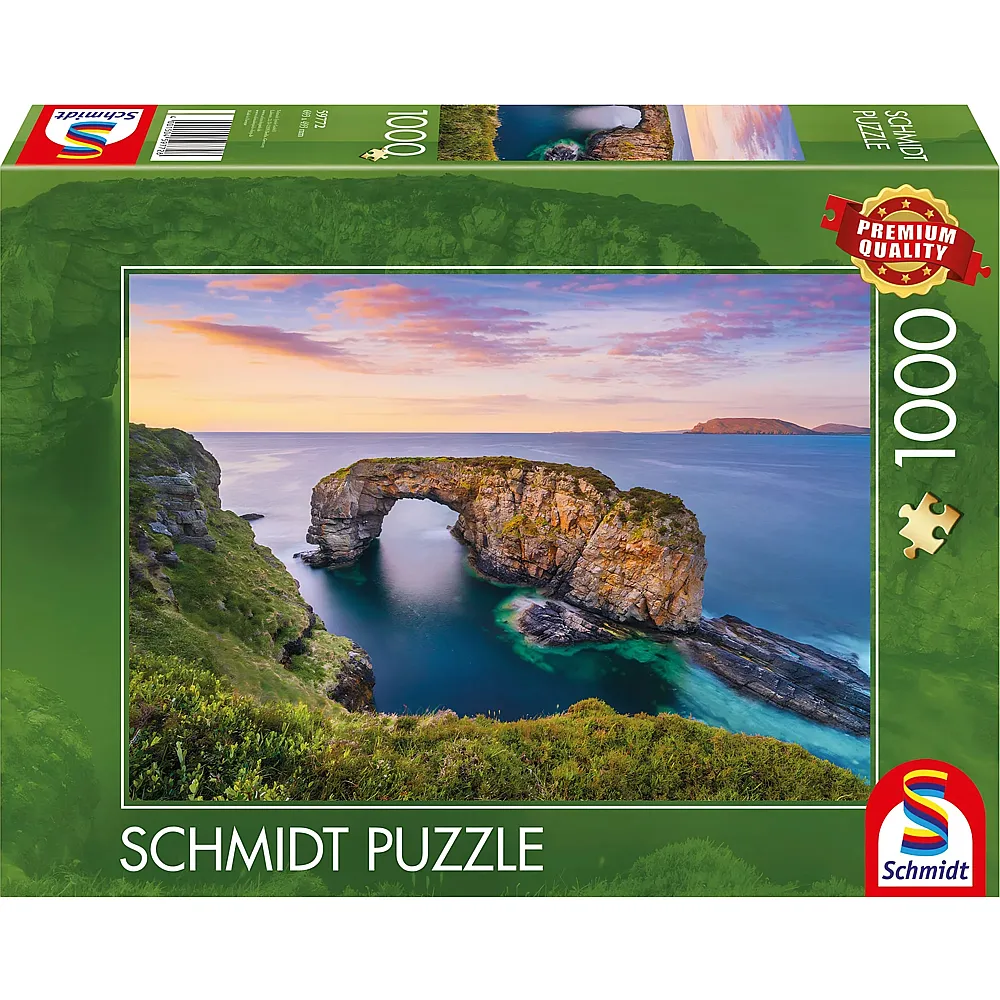 Schmidt Puzzle Shaun Egan Ireland, Co.Donegal, Fanad, Great Pollet Sea Arch 1000Teile
