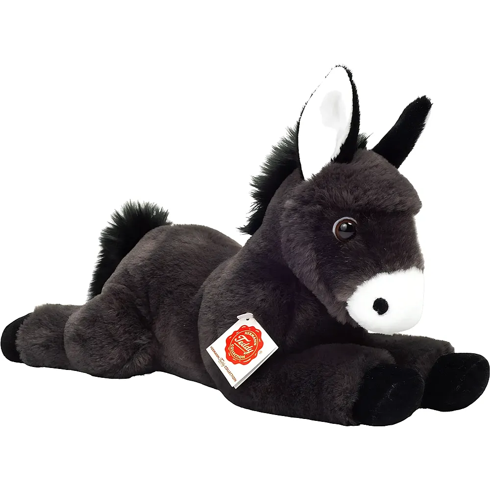 Teddy-Hermann Esel liegend - 34 cm - Bauernhoftiere Pl�sch