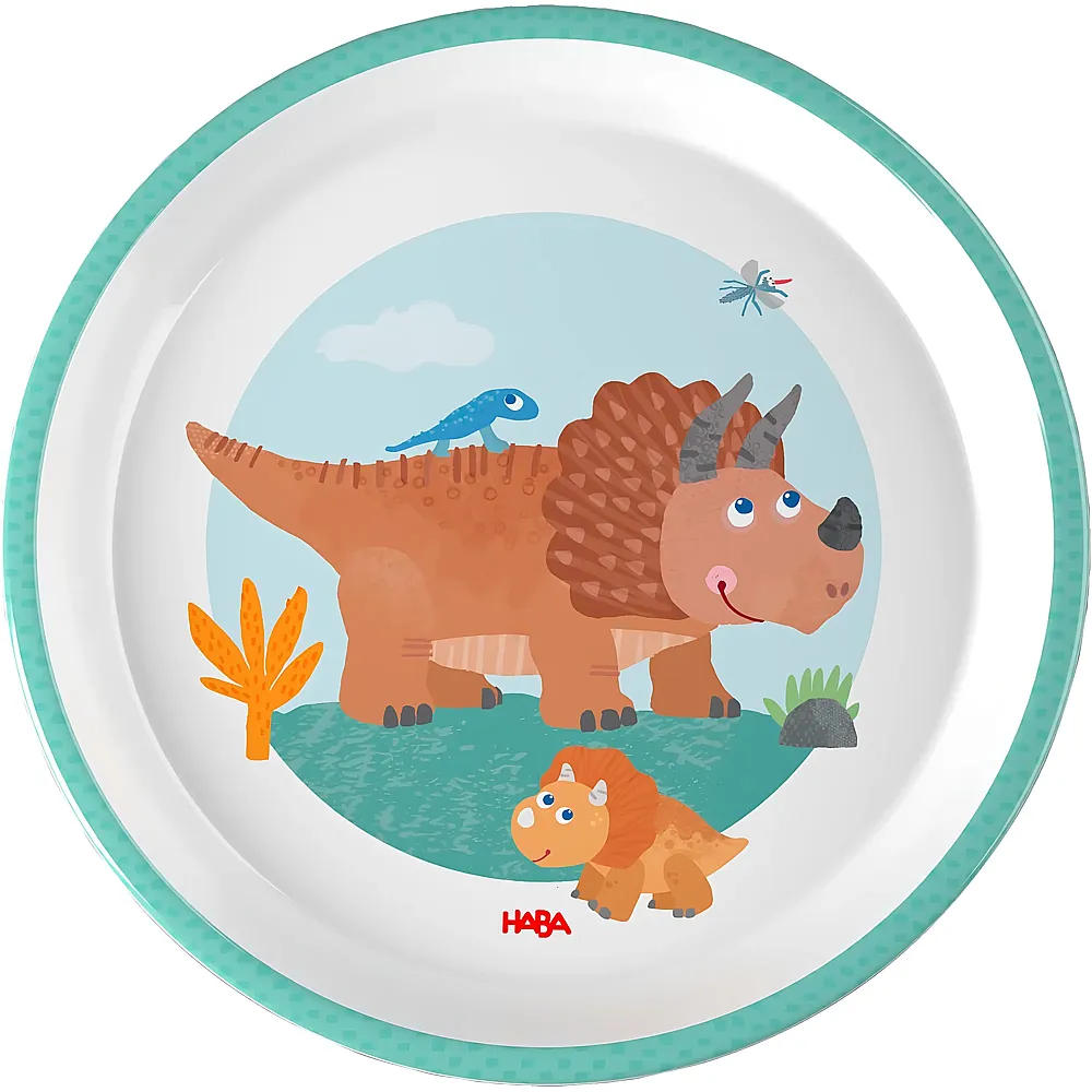 meinspielzeug - HABA Teller Dino 18cm | Essen & Trinken