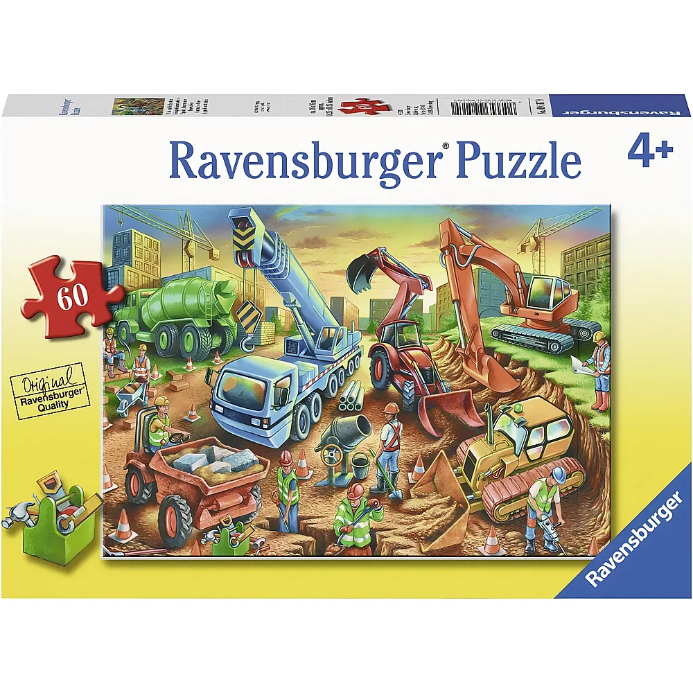 Ravensburger Puzzle Bauarbeiter - 60 Teile