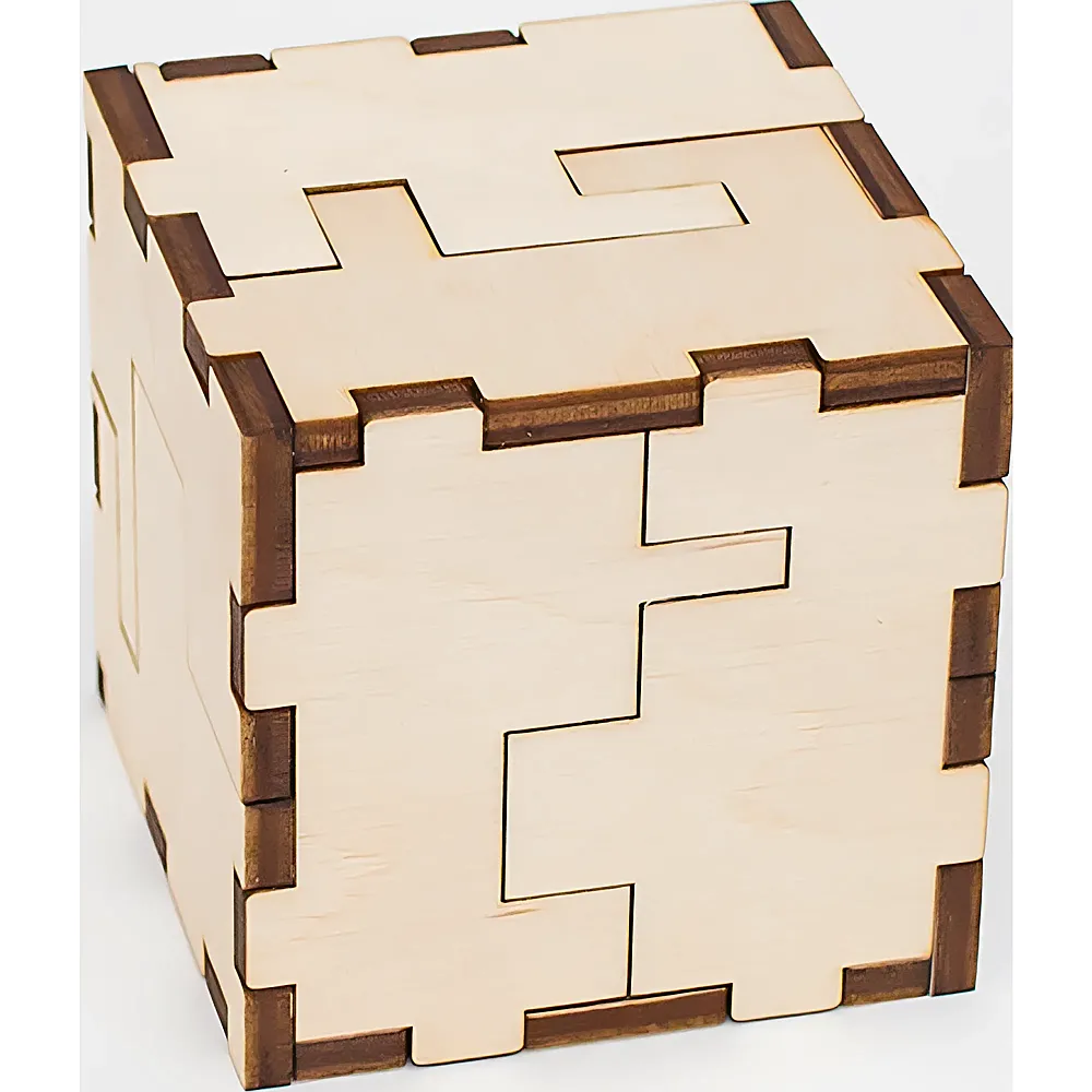 Eco Wood Art 3D Puzzle-W�rfel - 24 Teile