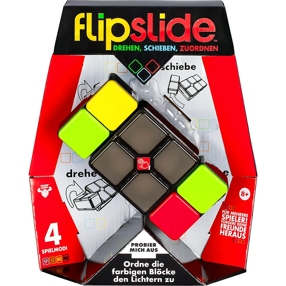Moose Toys Flipside - Drehen, Schieben, Zuordnen