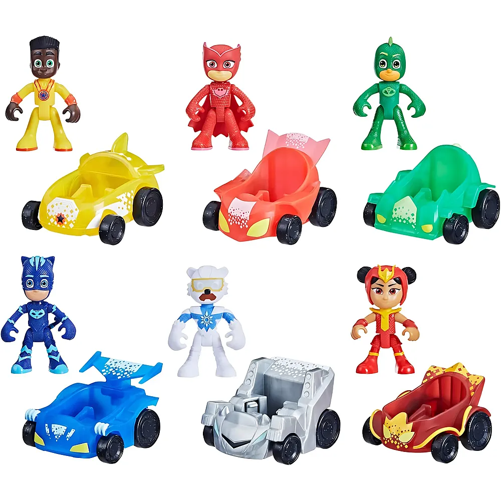 Hasbro PJ Masks Power Heroes Racer Collection - 12 Pieces