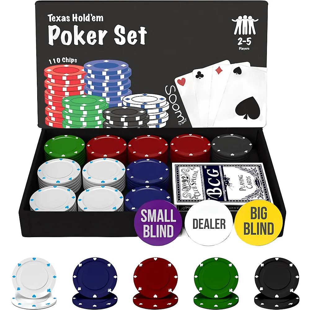 Soom Games Poker Set | Partyspiele
