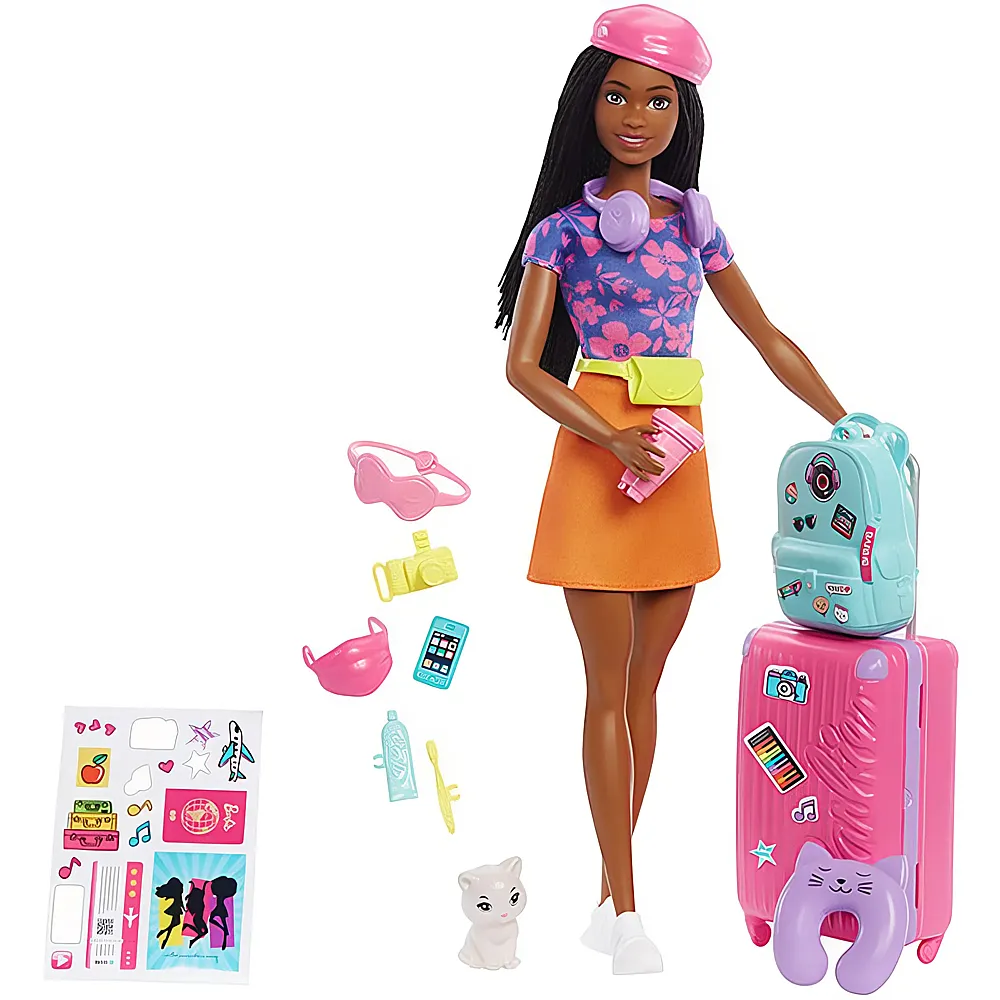 Barbie Life in the City Brooklyn Reise-Puppe Spielset