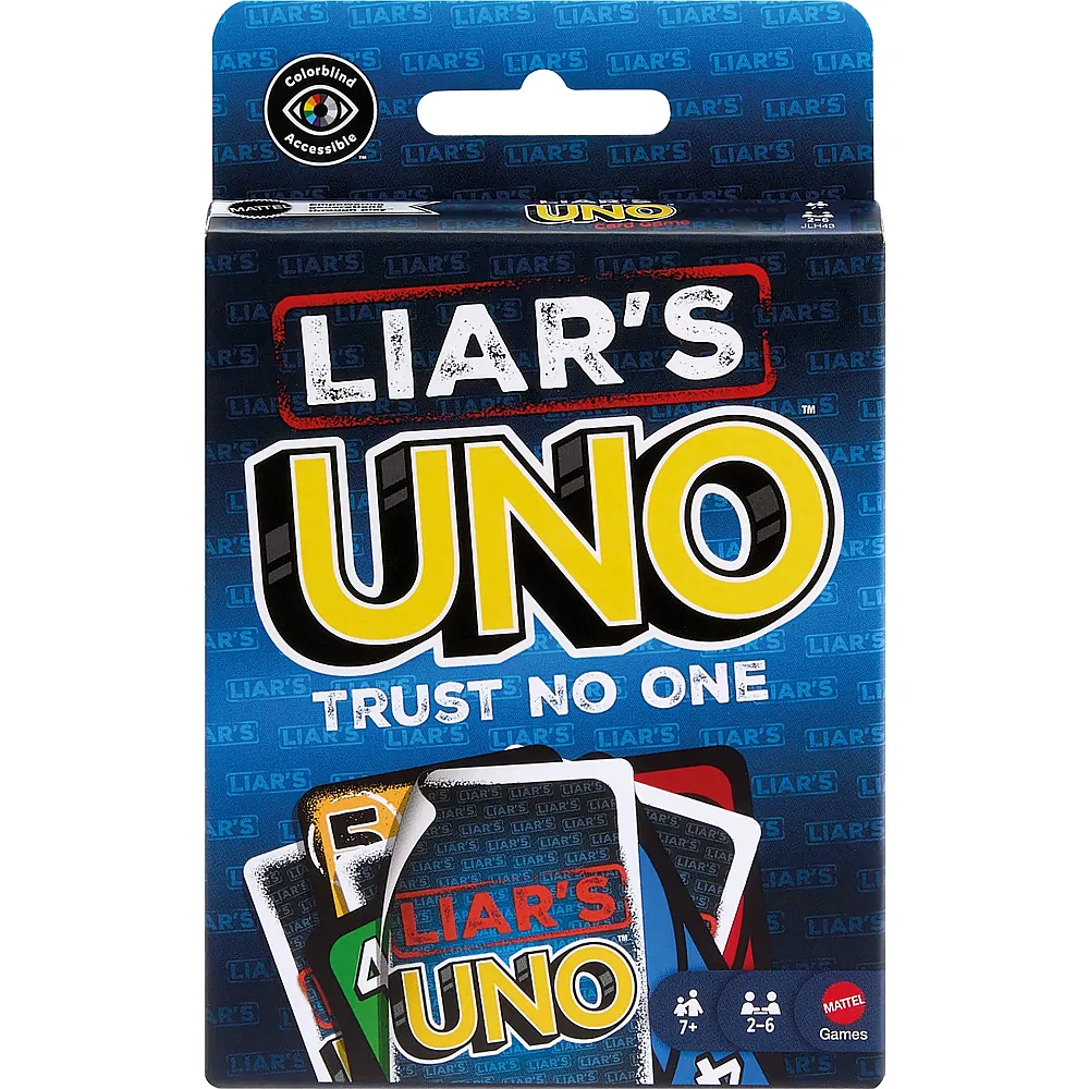 Mattel Games UNO Liars - Mehrsprachig