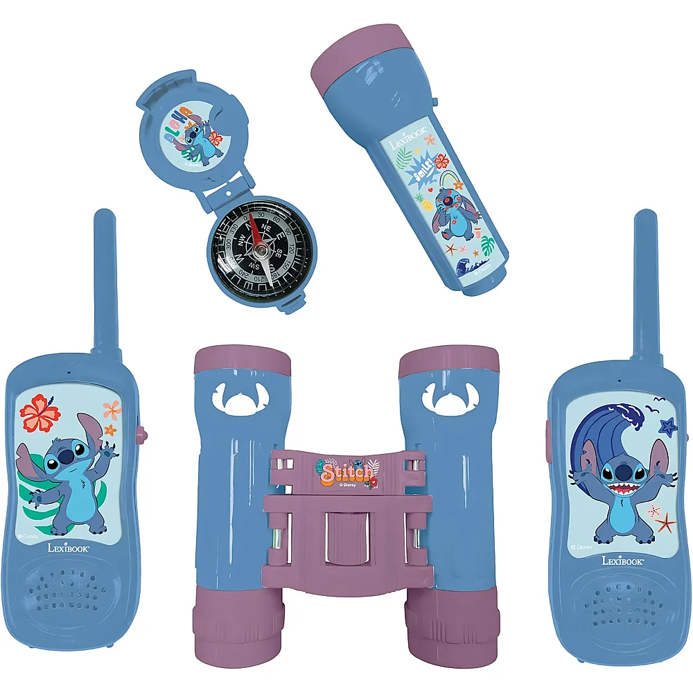Lexibook Lilo & Stitch Abenteurer-Set mit Walkie-Talkies