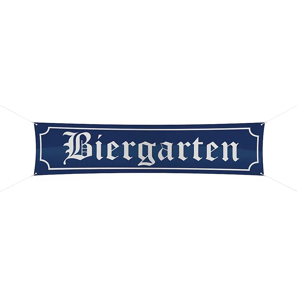 Folat Banner Biergarten 180cm x 40cm Stoff