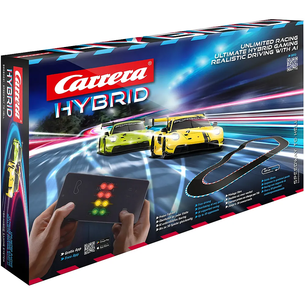 Carrera Hybrid Porsche Speedway to Hell 6m