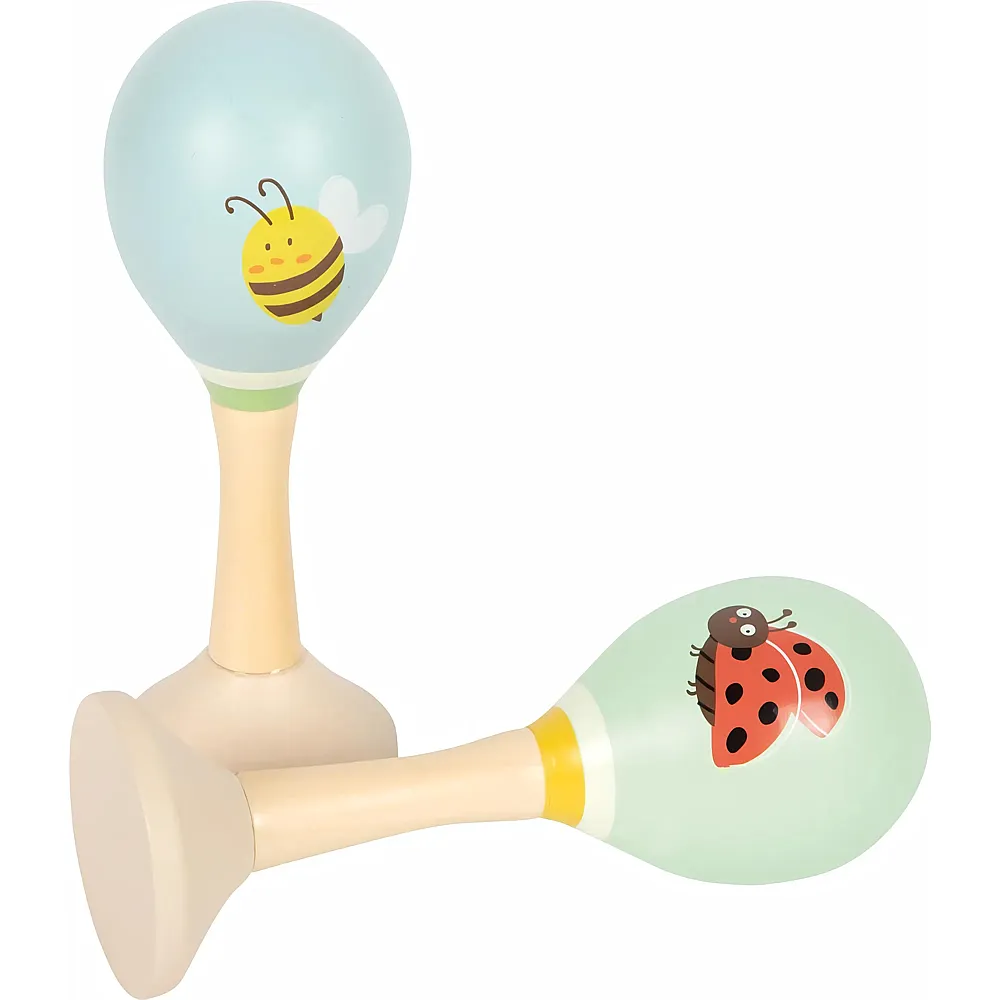 Small Foot Holz-Maracas Tiny Friends - 2 St�ck.