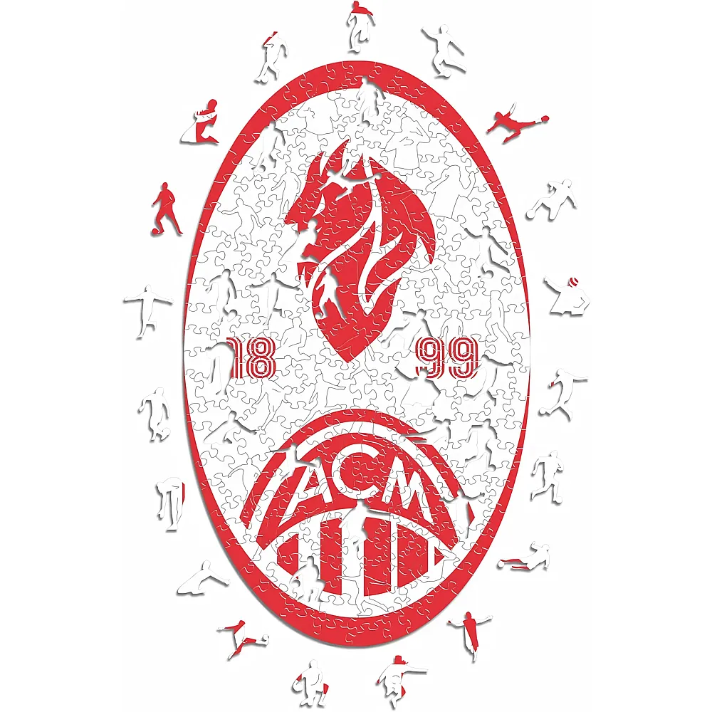 Iconic Puzzle AC Milan - Retro Logo 270Teile