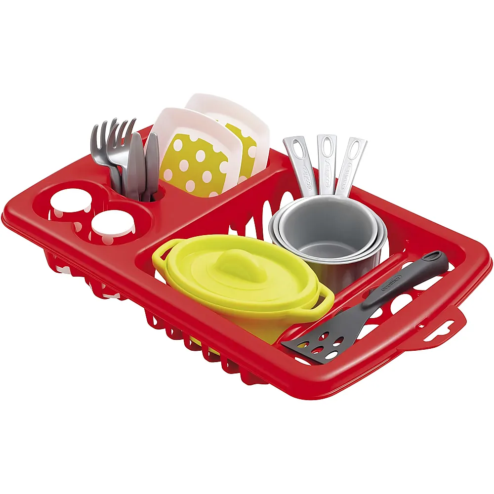 Ecoiffier 100% Chef Set de vaisselle avec �gouttoir