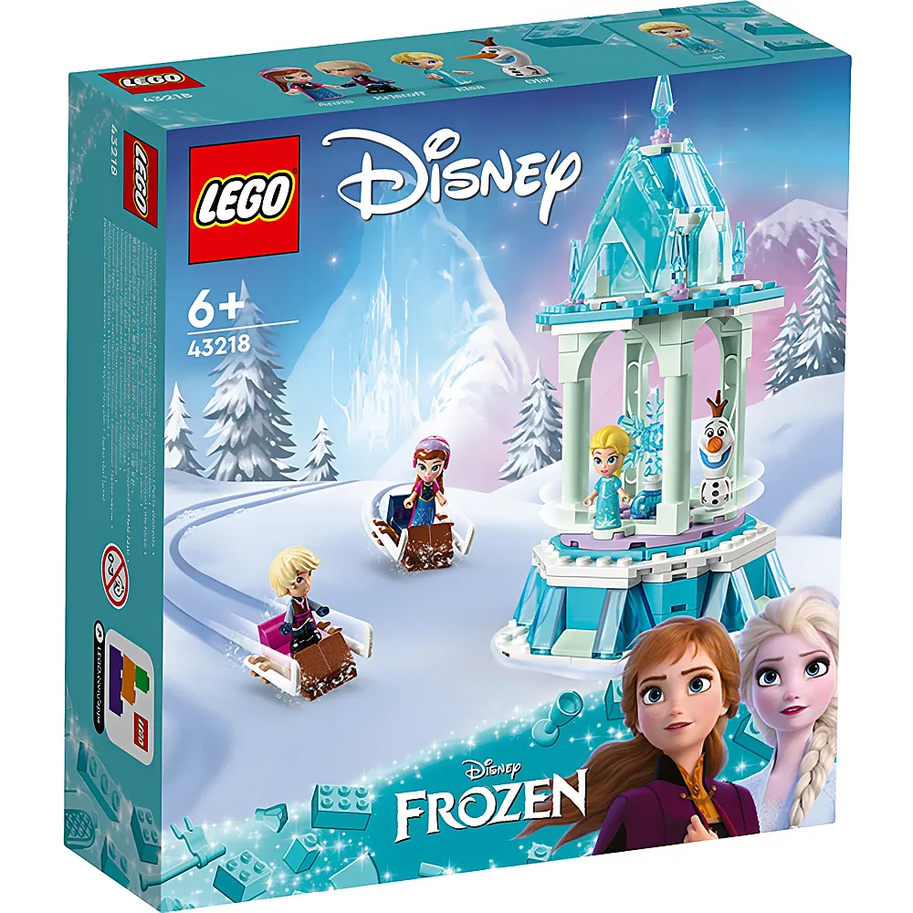 LEGO Disney Frozen Annas und Elsas magisches Karussell 43218